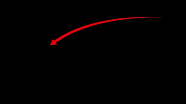 Rising arrow transparent channel. arrow rising transparent channel, business growth arrow and graph chart, Business line arrow.