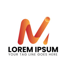 M IT Logo Design Vector Design 