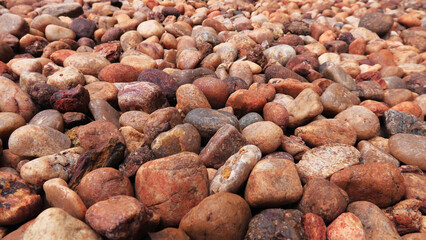 Open space paved with cobblestones