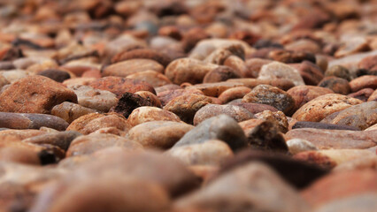 Open space paved with cobblestones