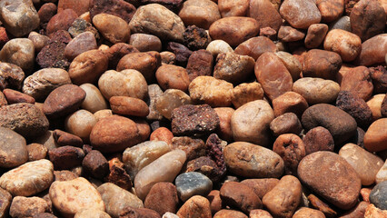 Open space paved with cobblestones