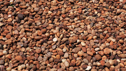 Open space paved with cobblestones