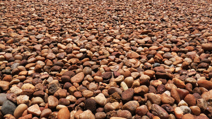 Open space paved with cobblestones