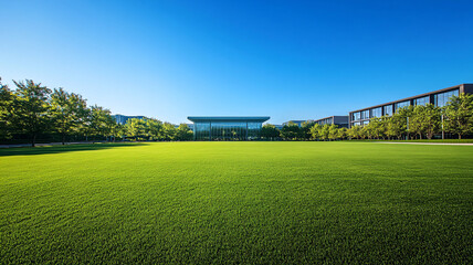 Obraz premium grass and blue sky