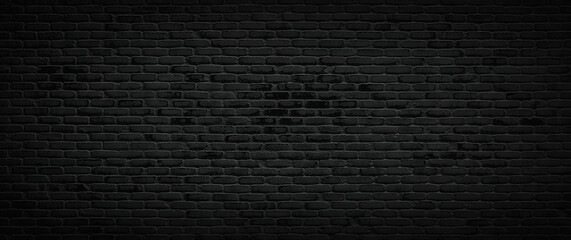 gloomy brick wall background, black stone texture for strong design