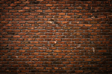 old brick wall texture, natural red stone masonry background