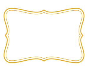 エレガントでクラシカルなフレームのセット（編集可能な線で構成されています）cs2～