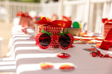 Fototapeta premium Strawberry Glasses