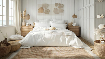 bed in room