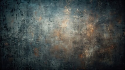 Obraz premium Dark grunge background with scratches, grungy, texture, distressed, abstract, rough, vintage, old, worn, damaged, dirty, aged