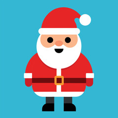      Santa Claus icon vector illustration.
