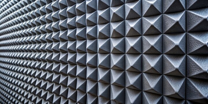 Geometric soundproof foam wall with textured background, geometric, soundproof, foam, wall