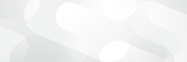Abstract white Geometric banner design background.
