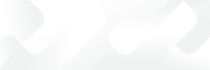 Abstract white Geometric banner design background.