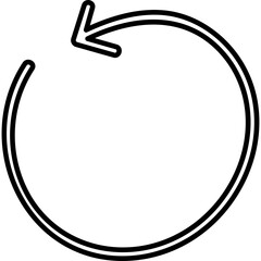 Single isolated icon with outline style icon on white background