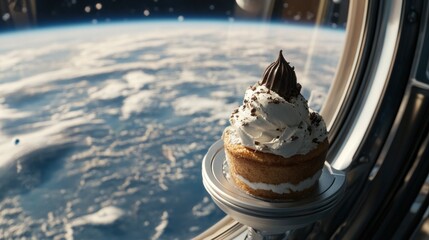 A Delicious Treat With A View: Cake In Space