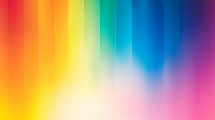 Obraz premium Vibrant Rainbow Gradient Background - Smooth, colorful transitions for digital and design projects.