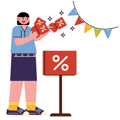 Handing Out Discount Coupons