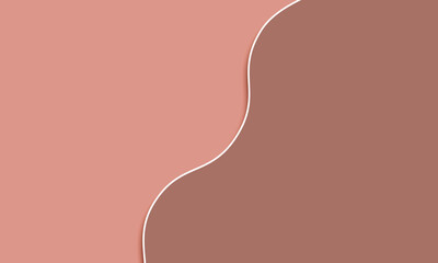 3d abstract brown wave paper style vector realistic. Background template for banners, flyers, presentations. vector illustration for graphic design, banner, poster, web banner, template promotion
