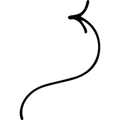 Single isolated icon with outline style icon on white background