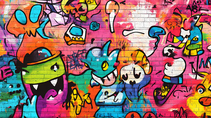 Fototapeta premium graffiti on wall