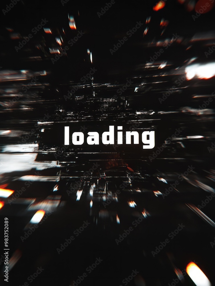 Poster black text 