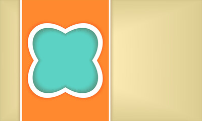 Signboard banner template. sale banner template promotion. advertising Poster Designs. Horizontal banner paper color. beige gradient background. blank geometric sign boards. 3d fashionable backdrop
