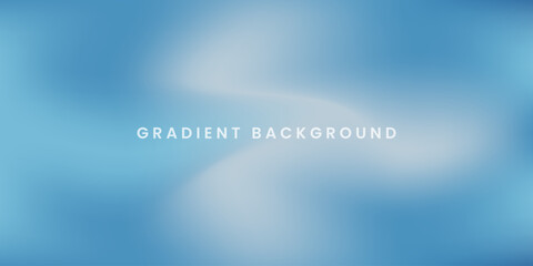 Blue gradient background, Abstract cloud backdrop presentation template