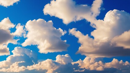 Beatiful sky with comolus cloud
