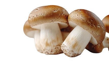 Mushroom champignon isolated on white background 