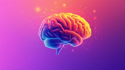 Obraz premium design graphic of a brain