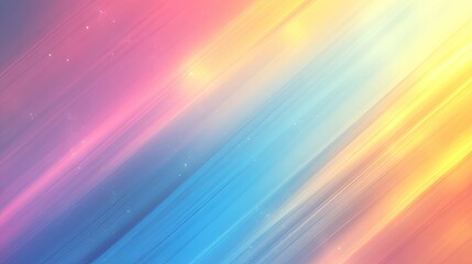 Obraz premium Abstract Background with Diagonal Blurry Lines in Pink, Blue, and Yellow