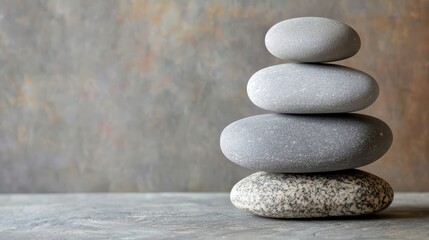 Gray Zen Stones Wallpaper Grey Zen Stones Wallpaper. A stack of smooth gray Zen stones.