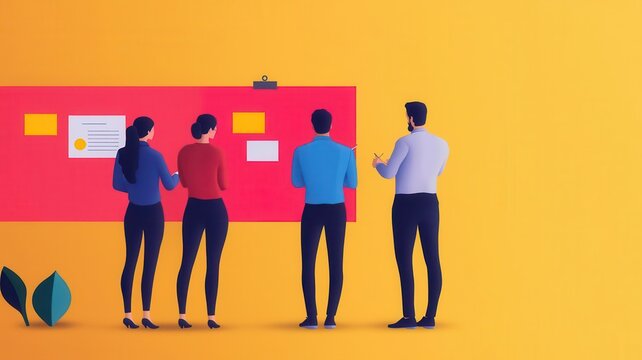 Entrepreneurs adjusting startup objectives on digital screens with mind maps and workflow optimization tools, vibrant colors, Startup Planning, Objective Refinement