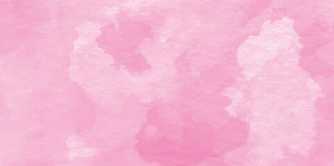 Creative paint gradients multicolor watercolor background,Pink background with space. Fantasy smooth light pink watercolor paper textured,Abstract pink watercolor illustration banner, 