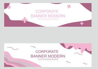 Modern Banner Vector