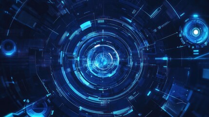 Fototapeta premium Abstract Digital Technology Background