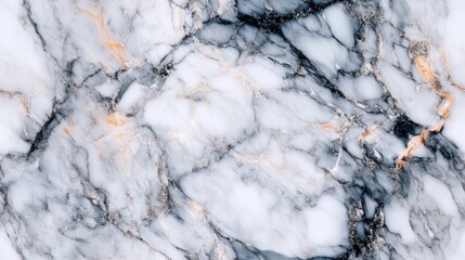 A close-up of a white marble patterned paper with gold and black patterns