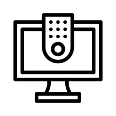 remote line icon