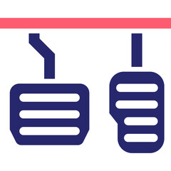 Brake Pedal Icon
