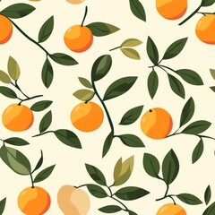 240807 44. clementine pattern banner wallpaper, simple background