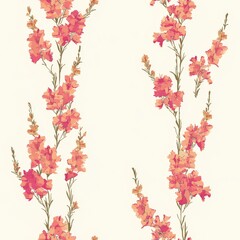 240807 89. snapdragon pattern banner wallpaper, simple background