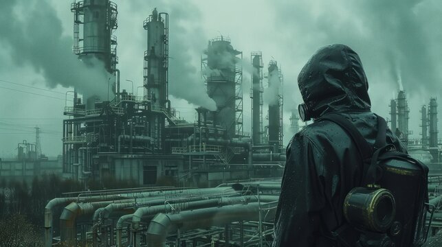 Industrial espionage, undercover agent, chemical plant infiltration