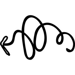 Single isolated icon with outline style icon on white background