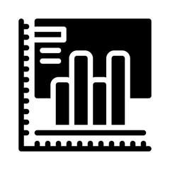 statistics glyph icon
