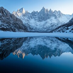 Lake of hill