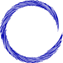 abstract blue circle