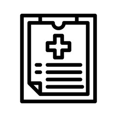 Obraz premium medical line icon