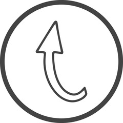 Single isolated icon with outline style icon on white background