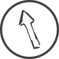 Single isolated icon with outline style icon on white background